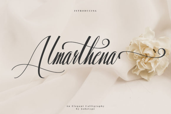 Almarthena: A Script Font for Digital Design