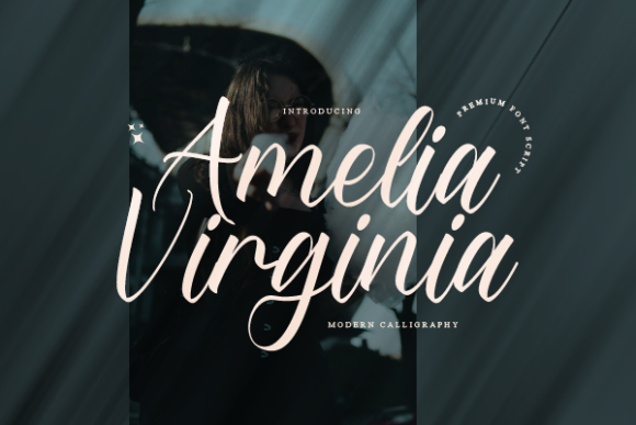 Amelia Virginia Font for Creative Projects