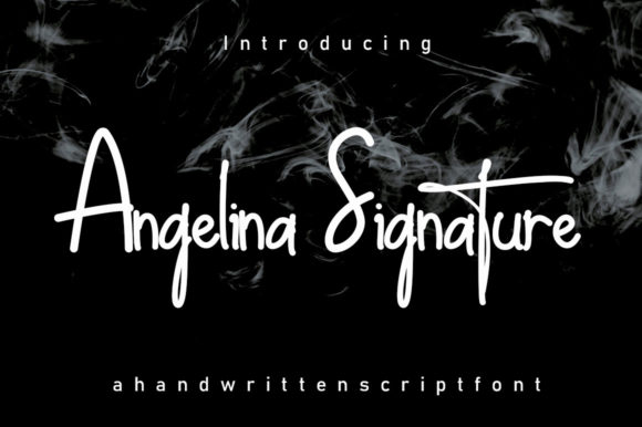 Angelina Signature Font Review