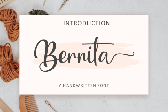 Bernita: A Script Font for Business Branding