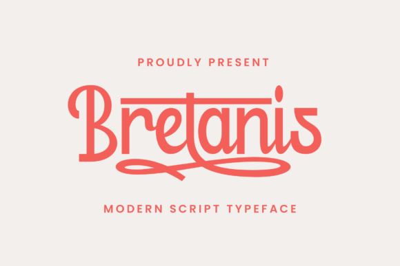 Bretanis Font for Creative Makers