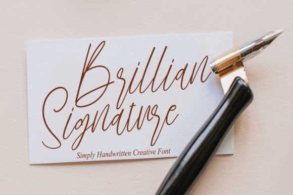 Brillian Signature Font Review
