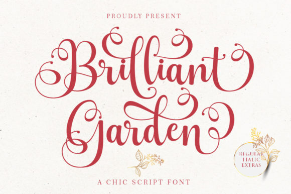 Brilliant Garden Font for Elegant Branding