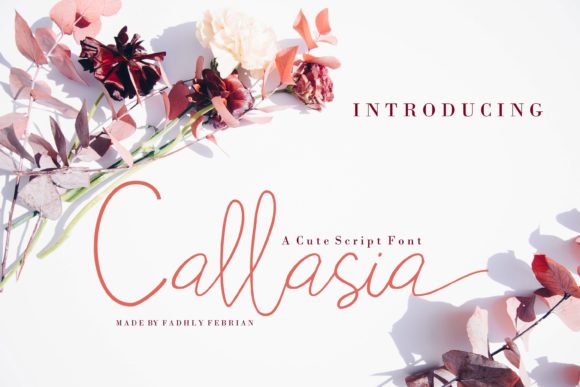 Callasia Font for Creative Campaigns