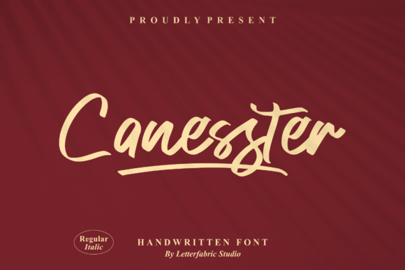 Canesster: A Delicate Script Font for Branding
