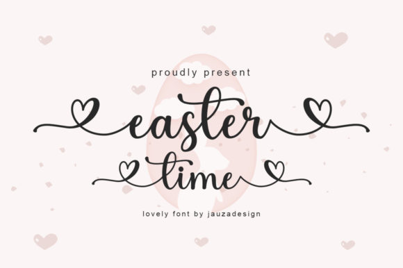 Easter Time Font for Creative Campaigns