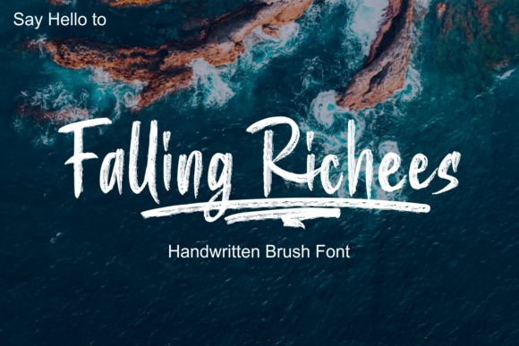 Falling Richees Font for Creative Projects