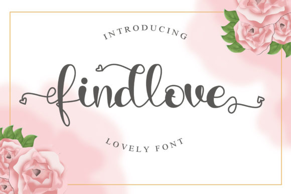 Findlove Font for Creative Projects