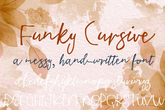 Funky Cursive Font for Web Design