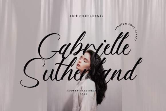 Gabrielle Sutherland Font Review
