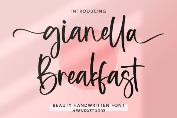 Gianella Breakfast: The Perfect Script Font for Handmade Brands