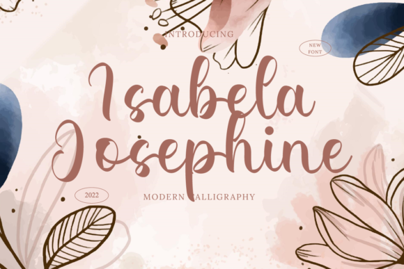 Isabela Josephine: A Premium Script Typeface for Elegant Branding