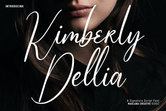 Kimberly Dellia Font for Web Design