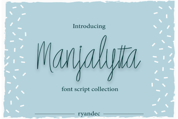 Manjalyta: A Stylish Script Font for Web Design