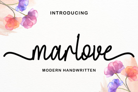 Marlove Script Font for Creative Projects