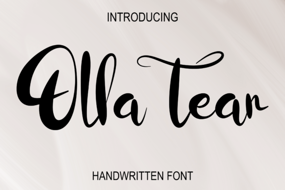 Olla Tear Font for Web Design