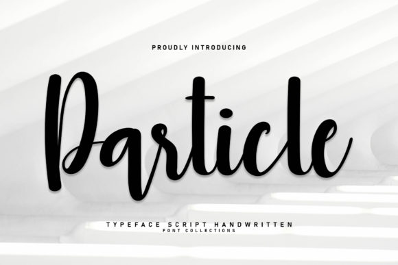 Particle Font for Web Design