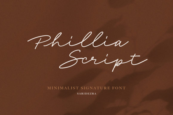 Phillia: A Script Font for Elegant Branding