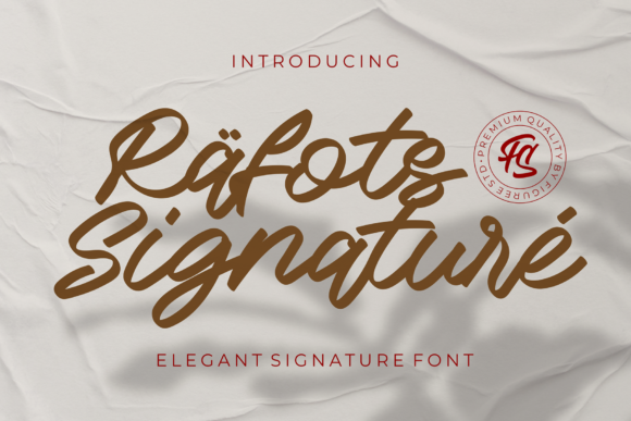 Rafots Signature Font Review