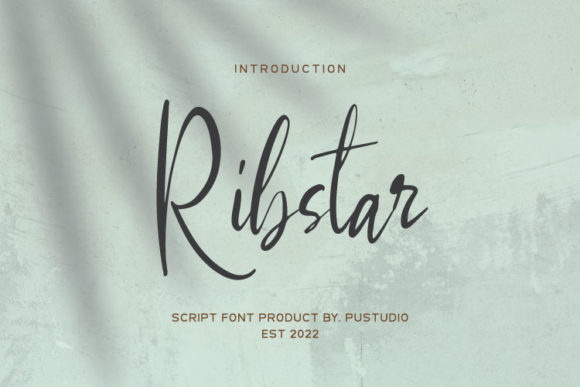 Ribstar: A Script Font for Creative Brands