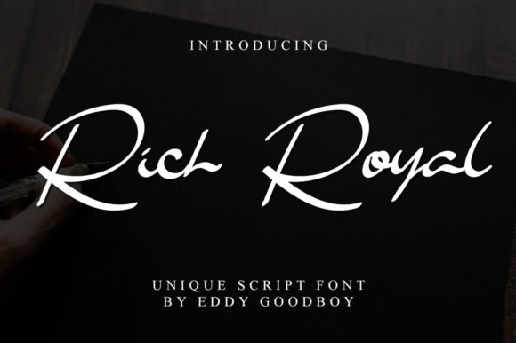 Rich Royal Font for Creative Projects