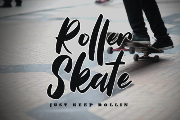 Roller Skate Font for Business Branding
