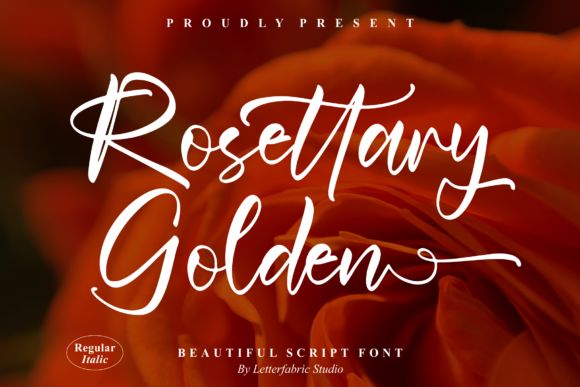 Rosettary Golden Font for Web Design