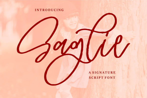 Saglie: A Script Font for Elegant Design