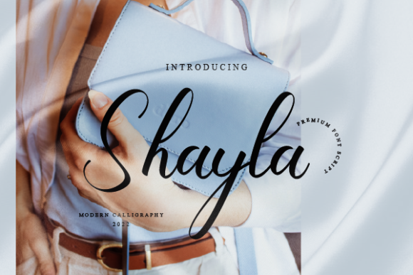 Shayla Font: Elegant Script for Web Design