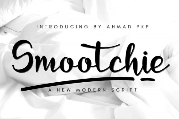 Smootchie: A Script Font for Elegant Design