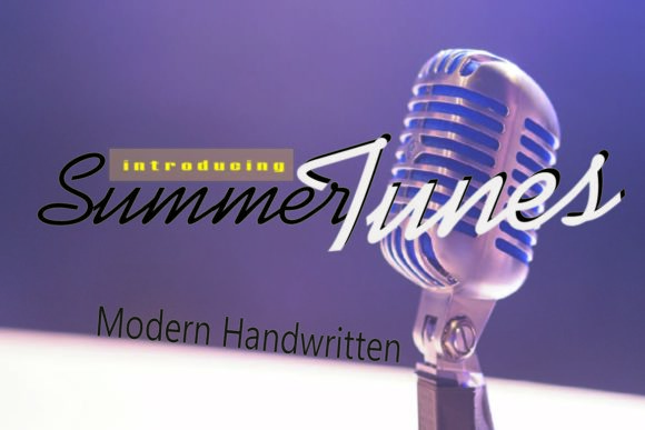 Summer Tunes Font for Creative Campaigns