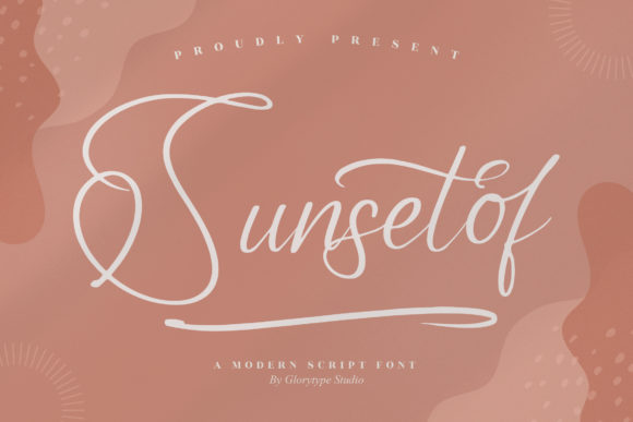 Sunsetof: A Script Font for Elegant Web Design