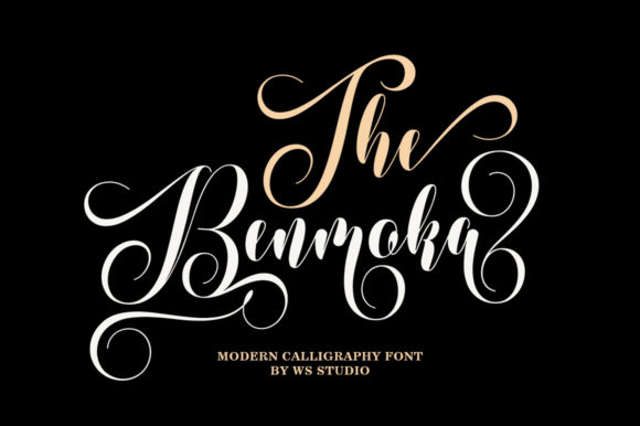 The Benmoka Font: A Stylish Script for Your Brand
