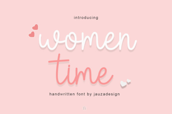 Women Time Font for Professional Branding